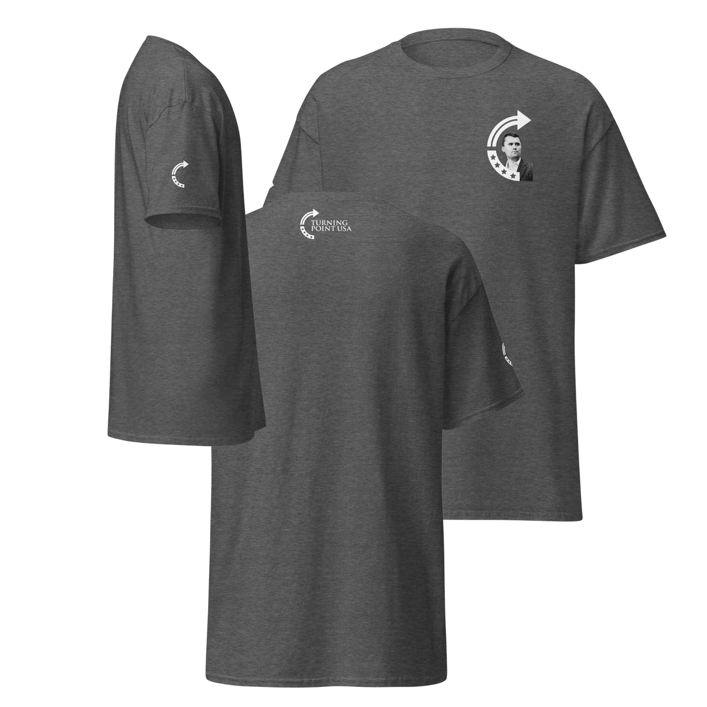 T-Shirt - Charlie Kirk TPUSA Logo