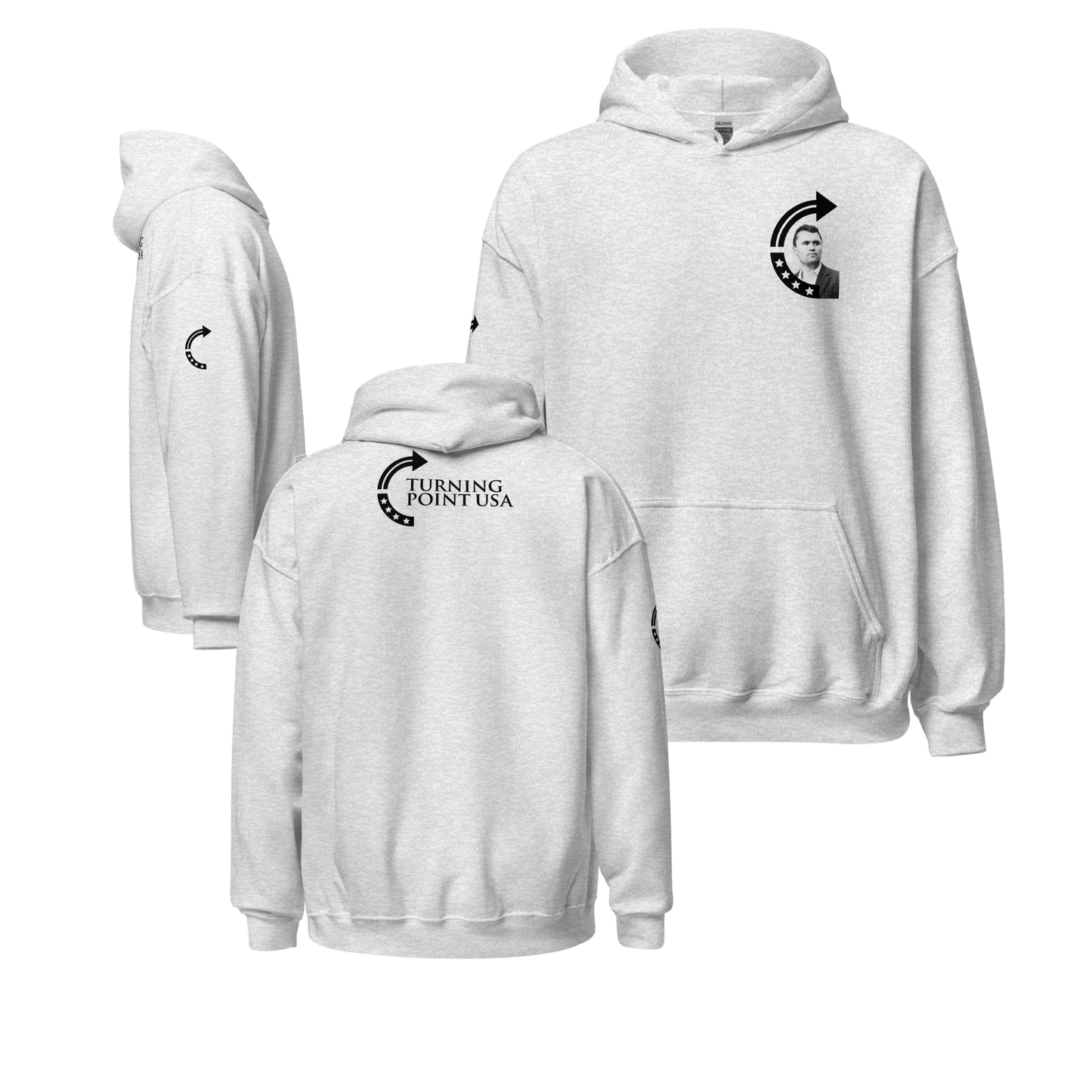 Unisex Hoodie - Charlie Kirk TPUSA Logo