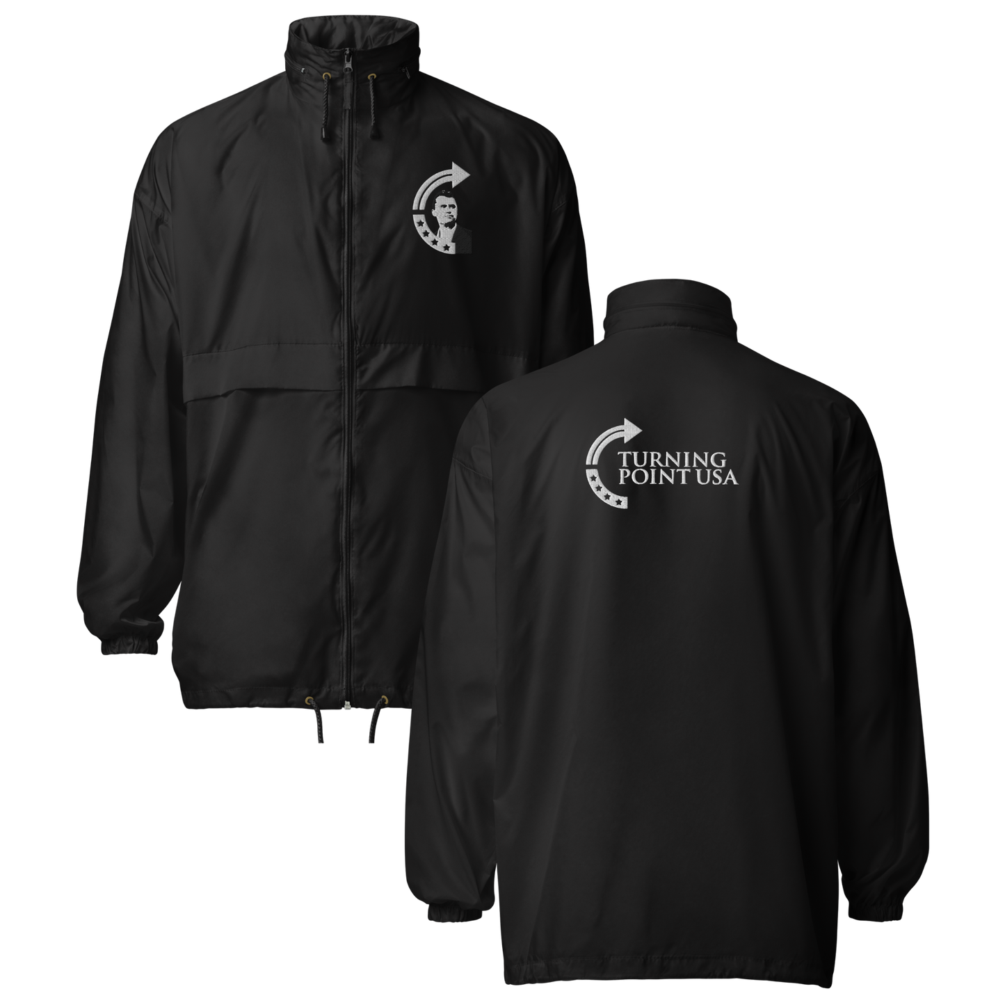 Unisex Windbreaker - Charlie Kirk TPUSA Logo