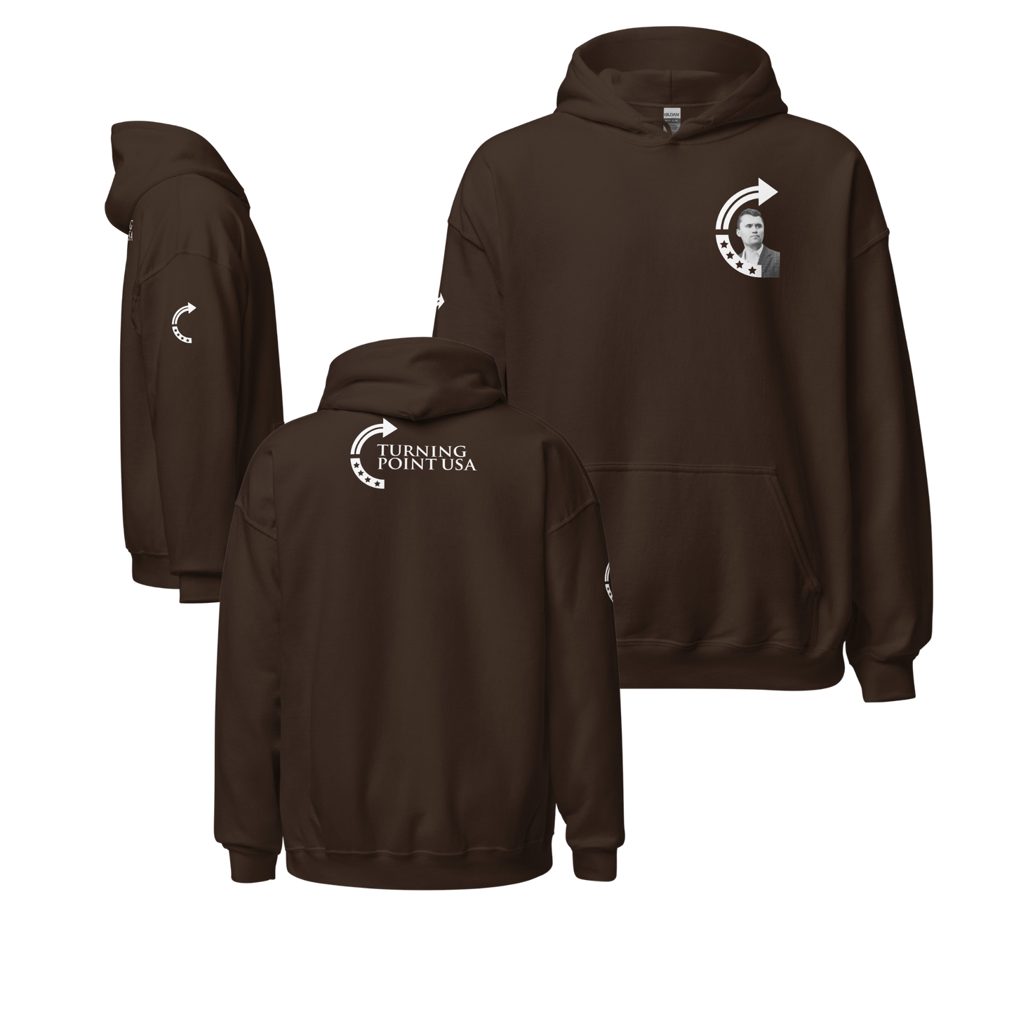 Unisex Hoodie - Charlie Kirk TPUSA Logo