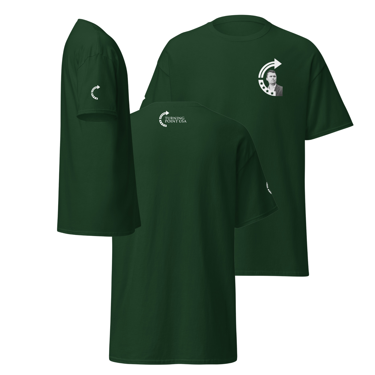 T-Shirt - Charlie Kirk TPUSA Logo