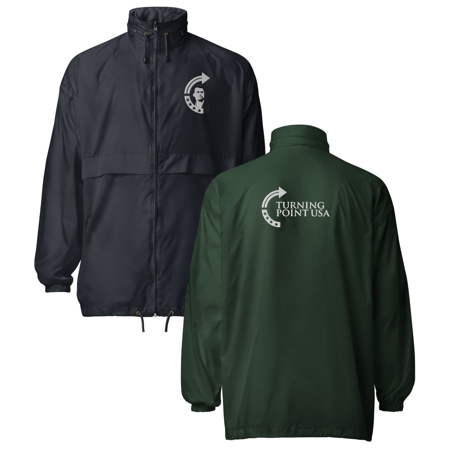 Unisex Windbreaker - Charlie Kirk TPUSA Logo