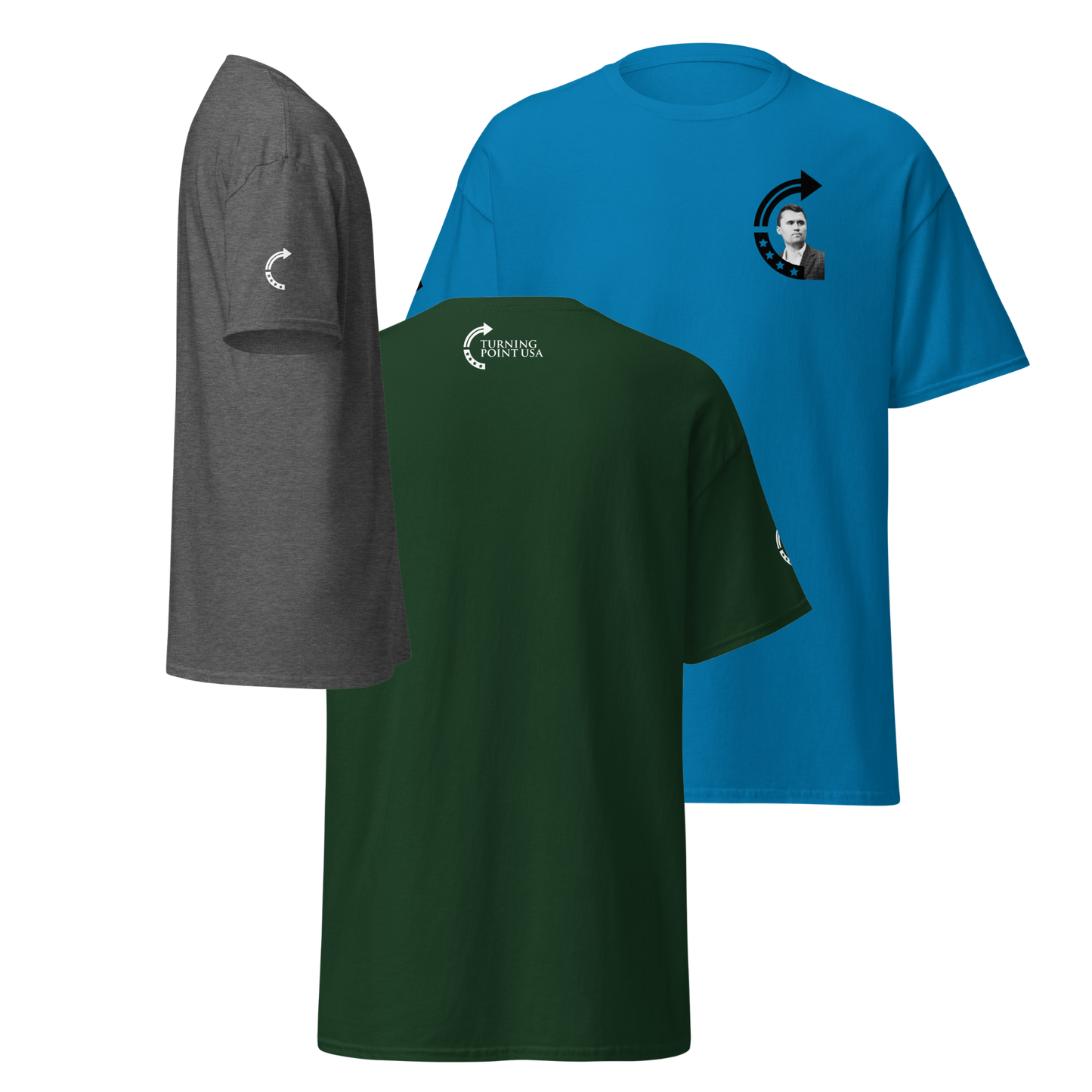 T-Shirt - Charlie Kirk TPUSA Logo