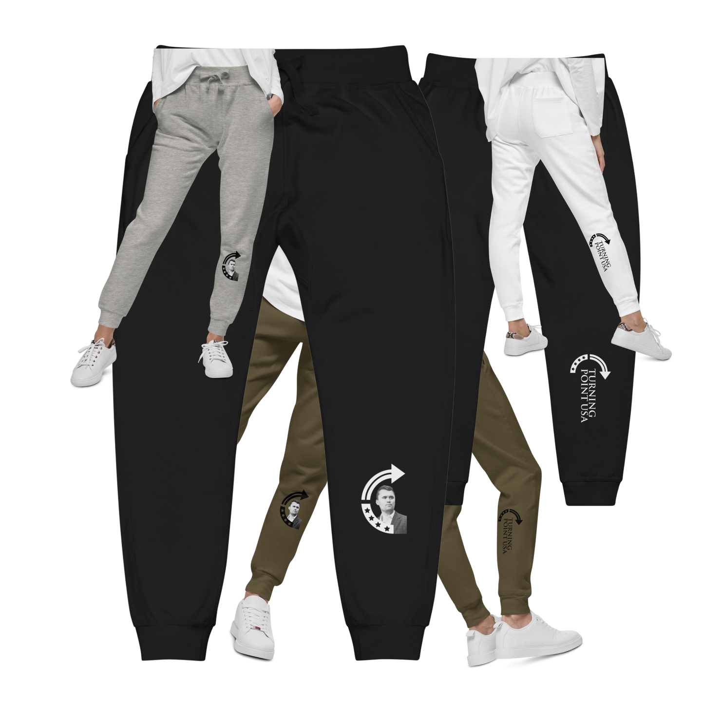Unisex Sweatpants - Charlie Kirk TPUSA Logo