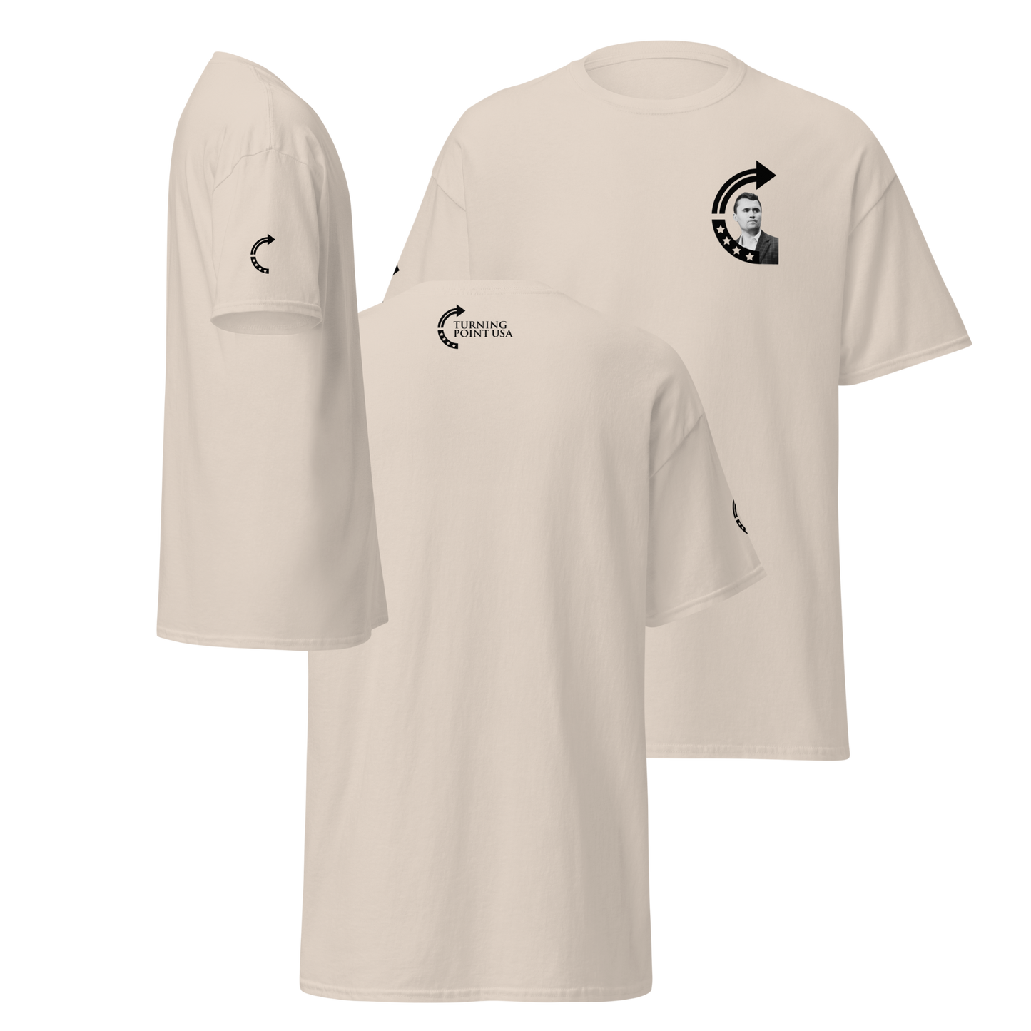 T-Shirt - Charlie Kirk TPUSA Logo