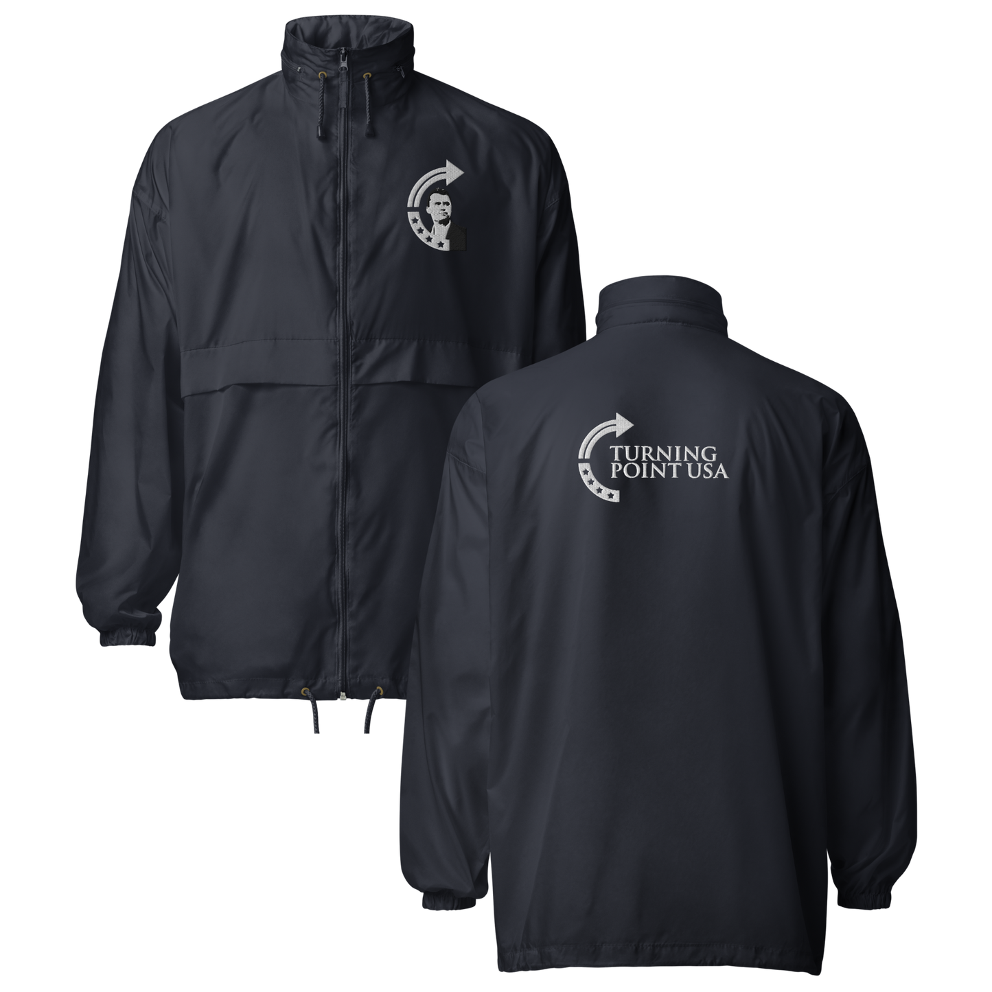 Unisex Windbreaker - Charlie Kirk TPUSA Logo