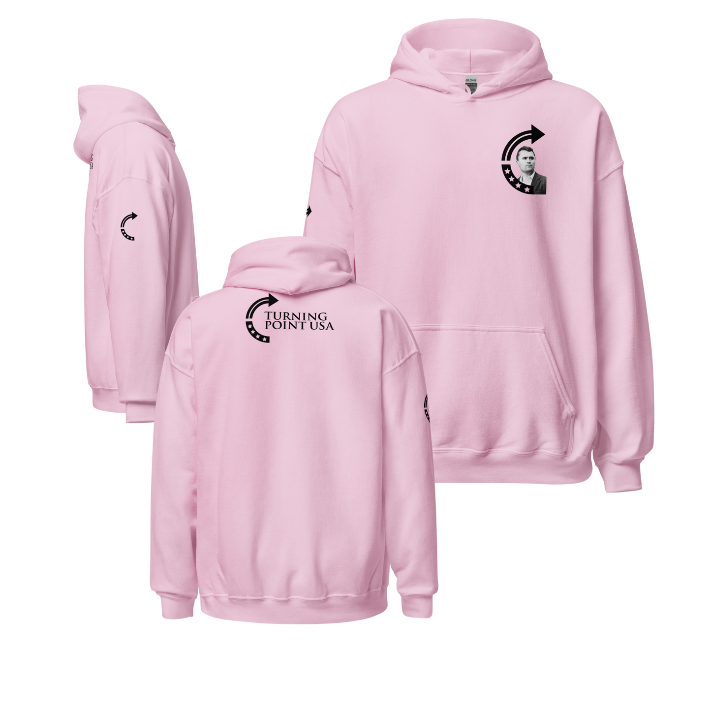 Unisex Hoodie - Charlie Kirk TPUSA Logo