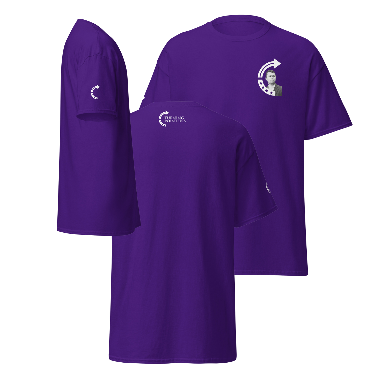 T-Shirt - Charlie Kirk TPUSA Logo