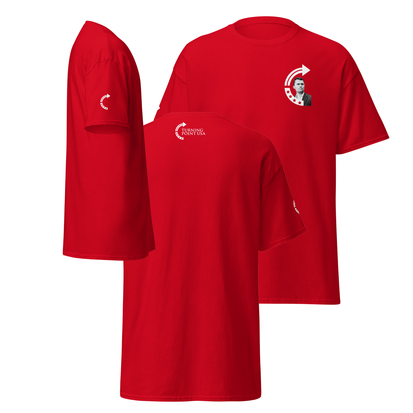 T-Shirt - Charlie Kirk TPUSA Logo