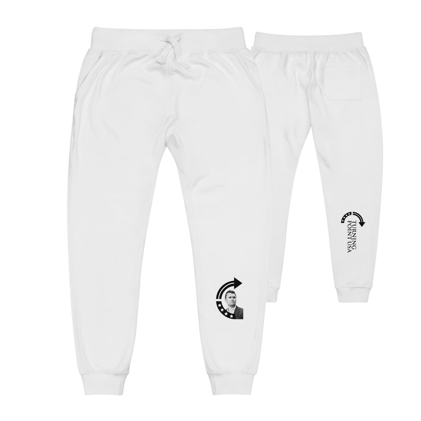 Unisex Sweatpants - Charlie Kirk TPUSA Logo